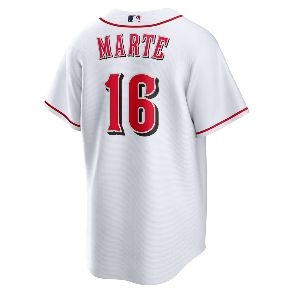 Cincinnati Reds Noelvi Marte Home Replica Jersey - White