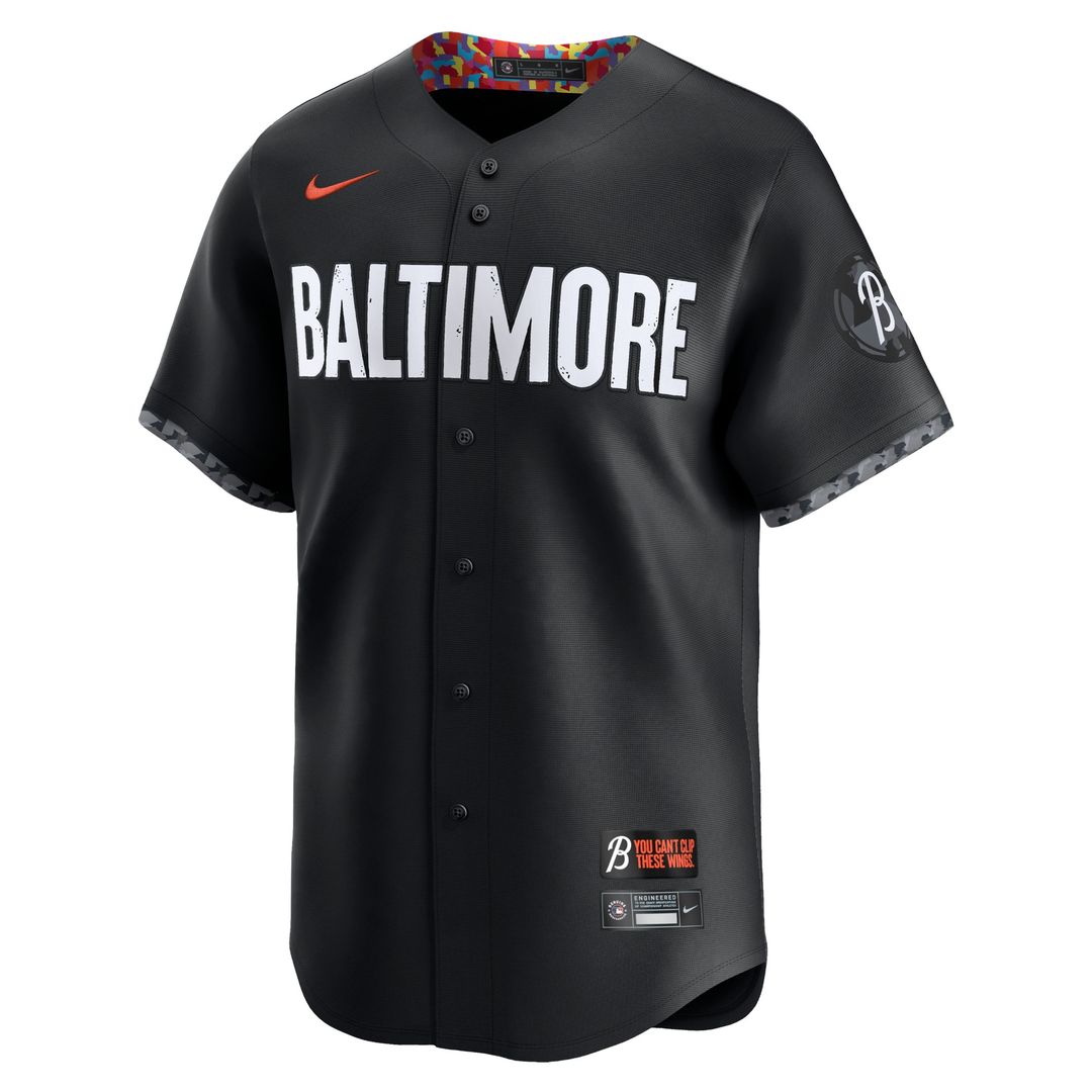 Baltimore Orioles Adley Rutschman City Connect Limited Jersey - Black