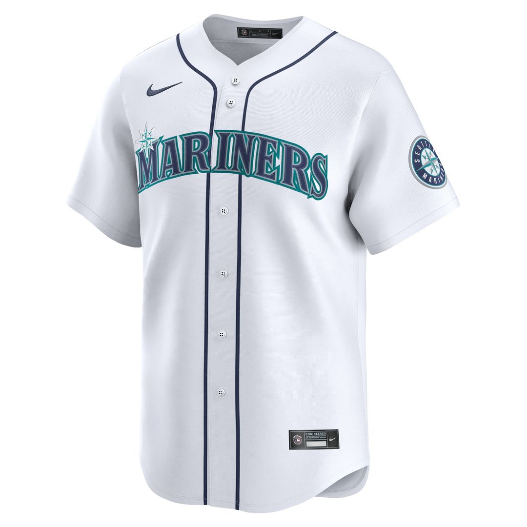 Seattle Mariners Cal Raleigh Home Limited Jersey - White