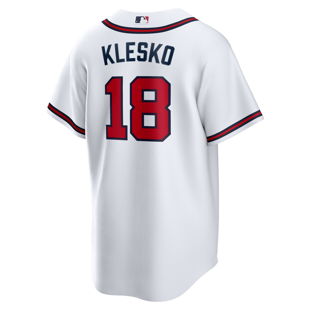 Atlanta Braves Ryan Klesko Home Retired Replica Jersey - White