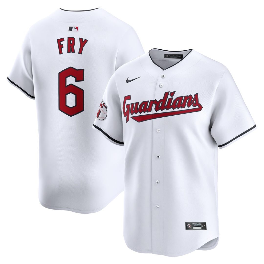 Cleveland Guardians David Fry Home Limited Jersey - White