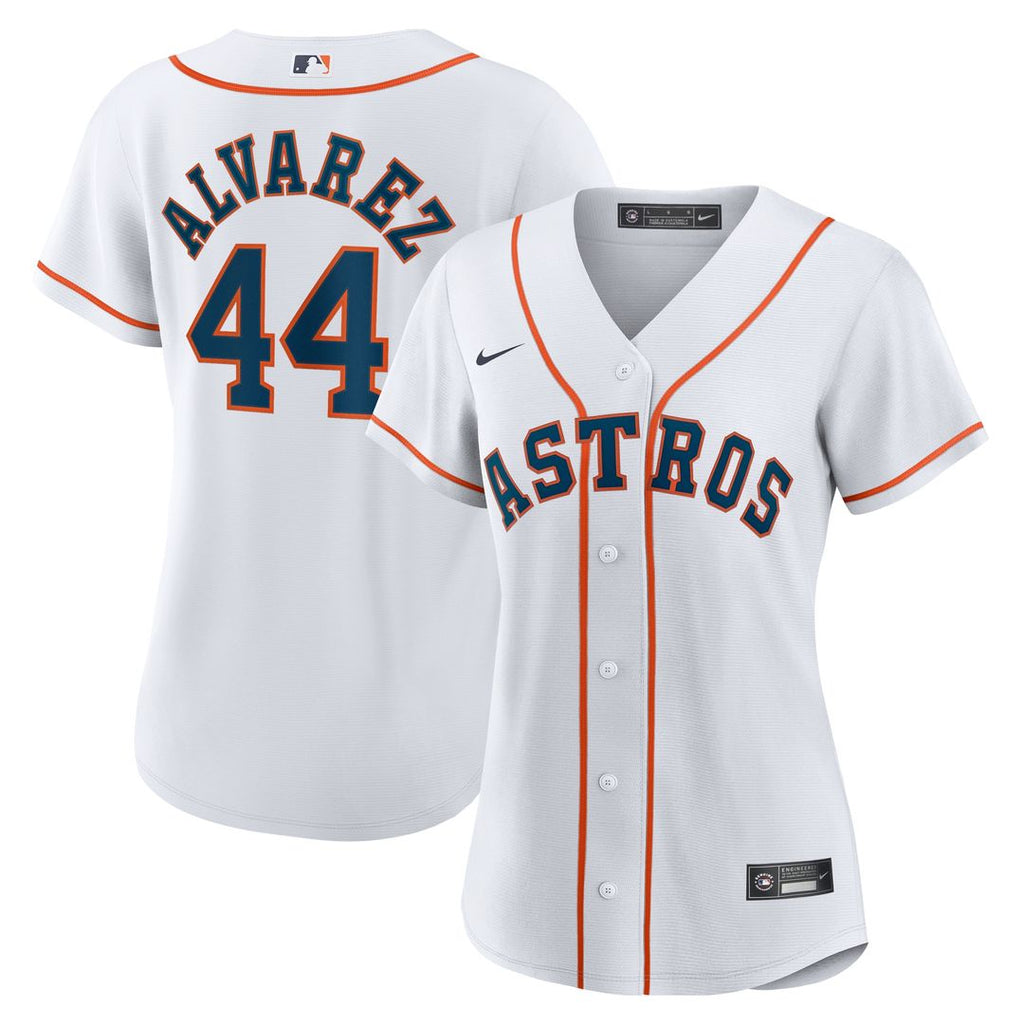 Houston Astros Yordan Alvarez Women's Home Replica Jersey - White