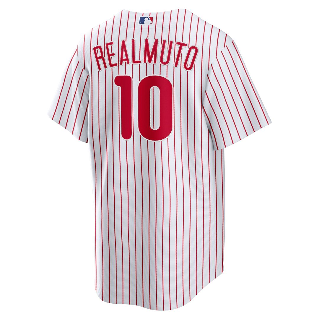 Philadelphia Phillies JT Realmuto Home Replica Player Name Jersey - White
