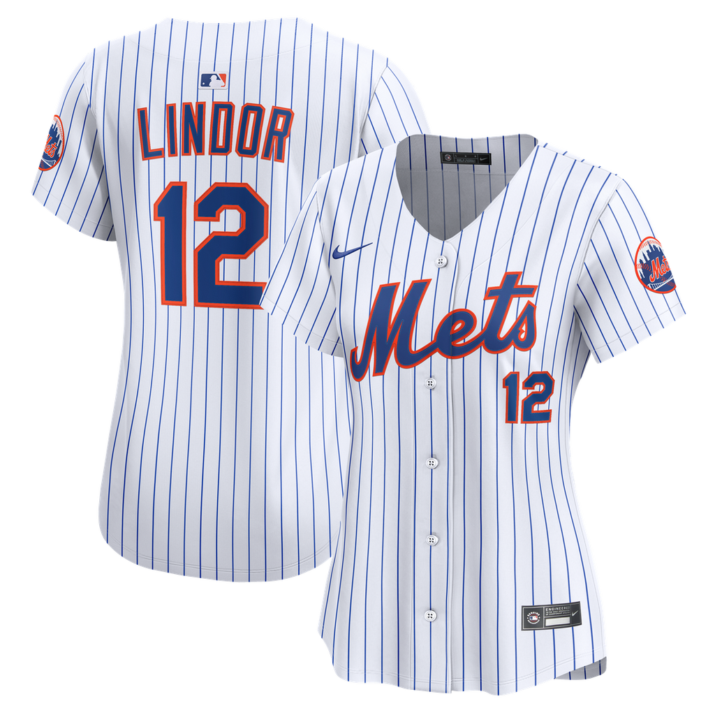 New York Mets Francisco Lindor Women's Home Limited Jersey - White