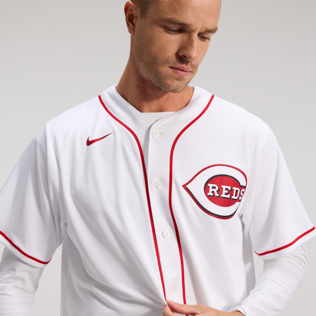 Cincinnati Reds Home Replica Team Jersey - White