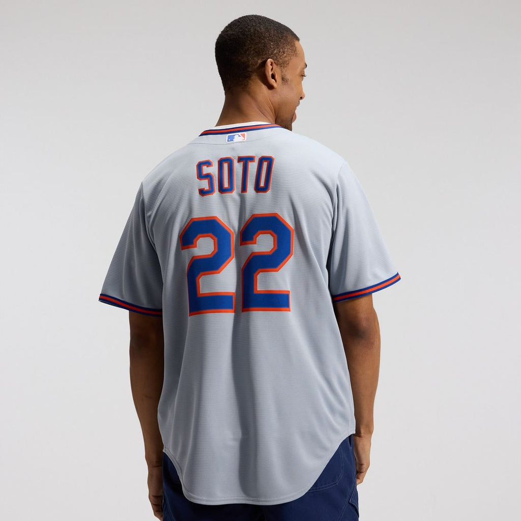 New York Mets Juan Soto Road Replica Jersey - Gray