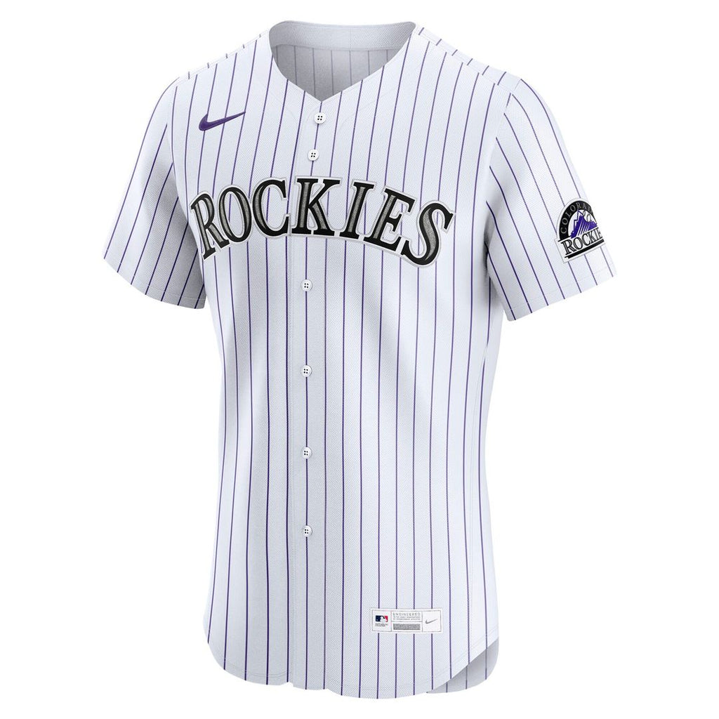 Colorado Rockies Home Elite Jersey - White