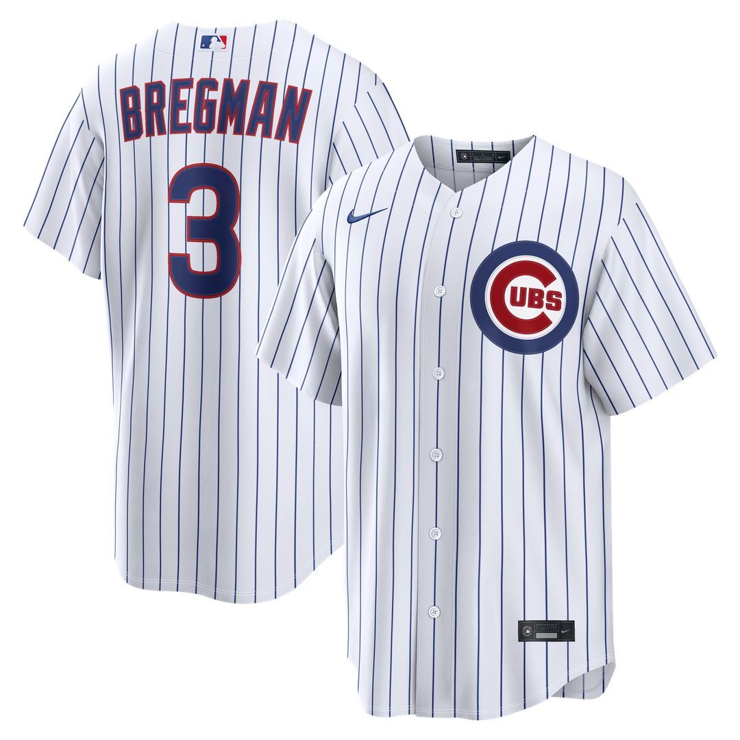 Chicago Cubs Alex Bregman Home Replica Jersey - White