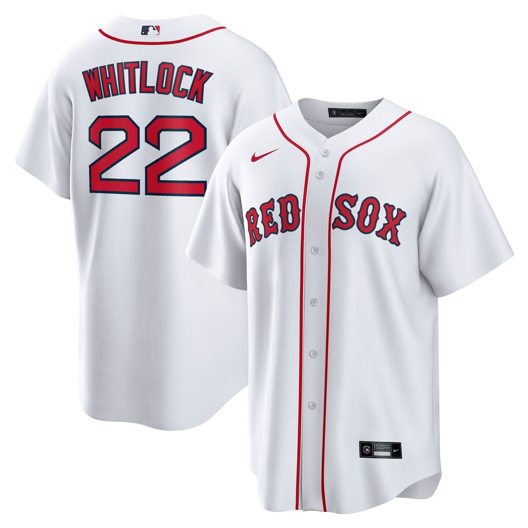 Boston Red Sox Garrett Whitlock Home Replica Jersey - White