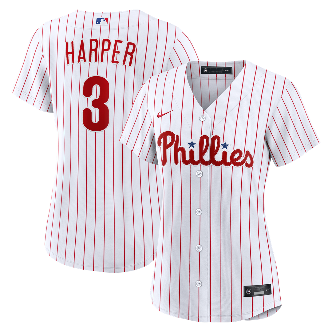 Philadelphia Phillies Bryce Harper Women's Home Replica Jersey - White