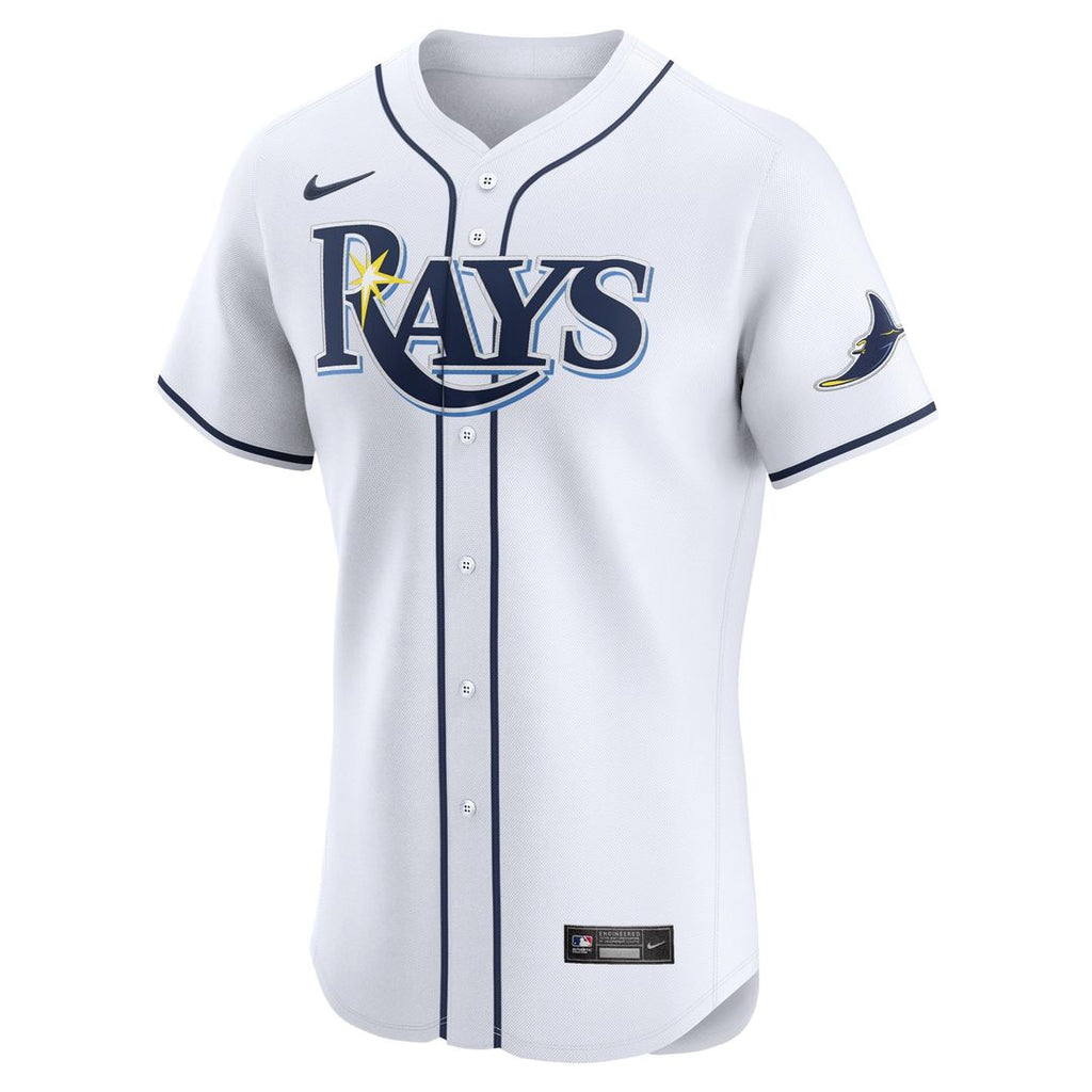 Tampa Bay Rays Yandy Diaz Home Elite Jersey - White