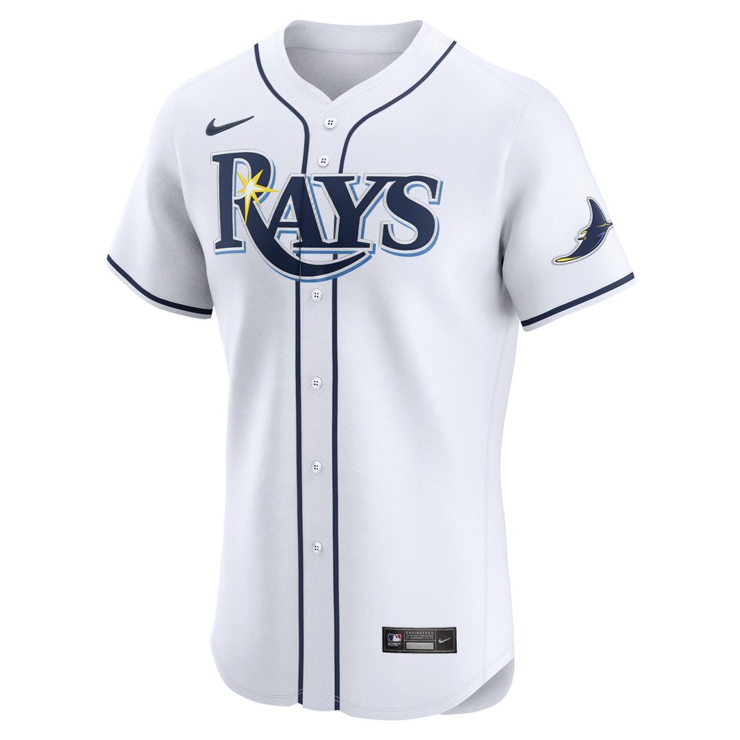 Tampa Bay Rays Yandy Diaz Home Elite Jersey - White