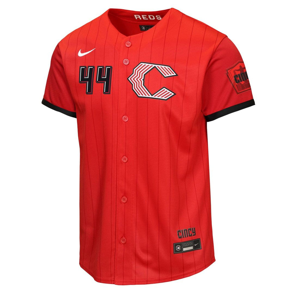 Cincinnati Reds Elly De La Cruz Youth 2026 City Connect Stadium Jersey - Red