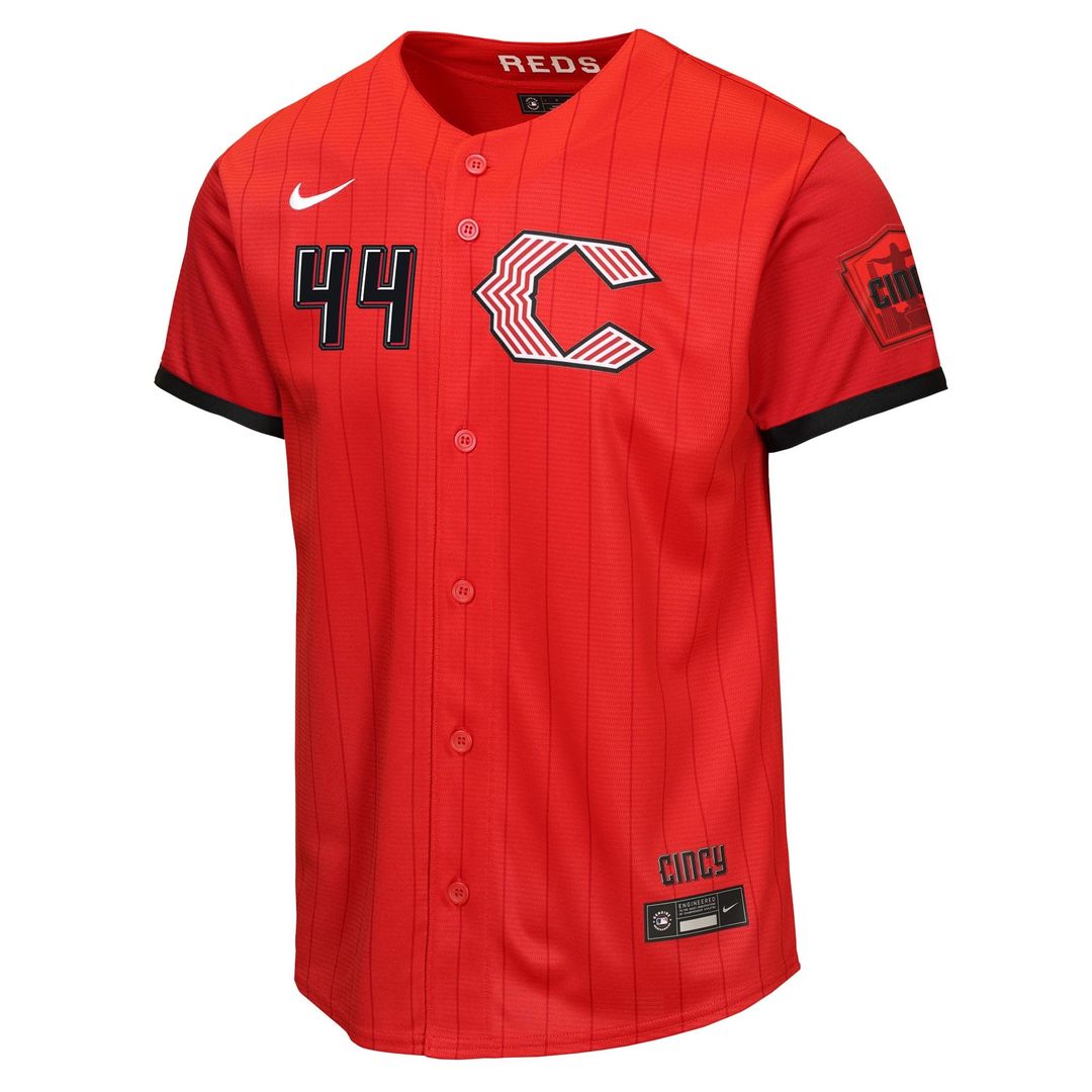 Cincinnati Reds Elly De La Cruz Youth 2026 City Connect Stadium Jersey - Red