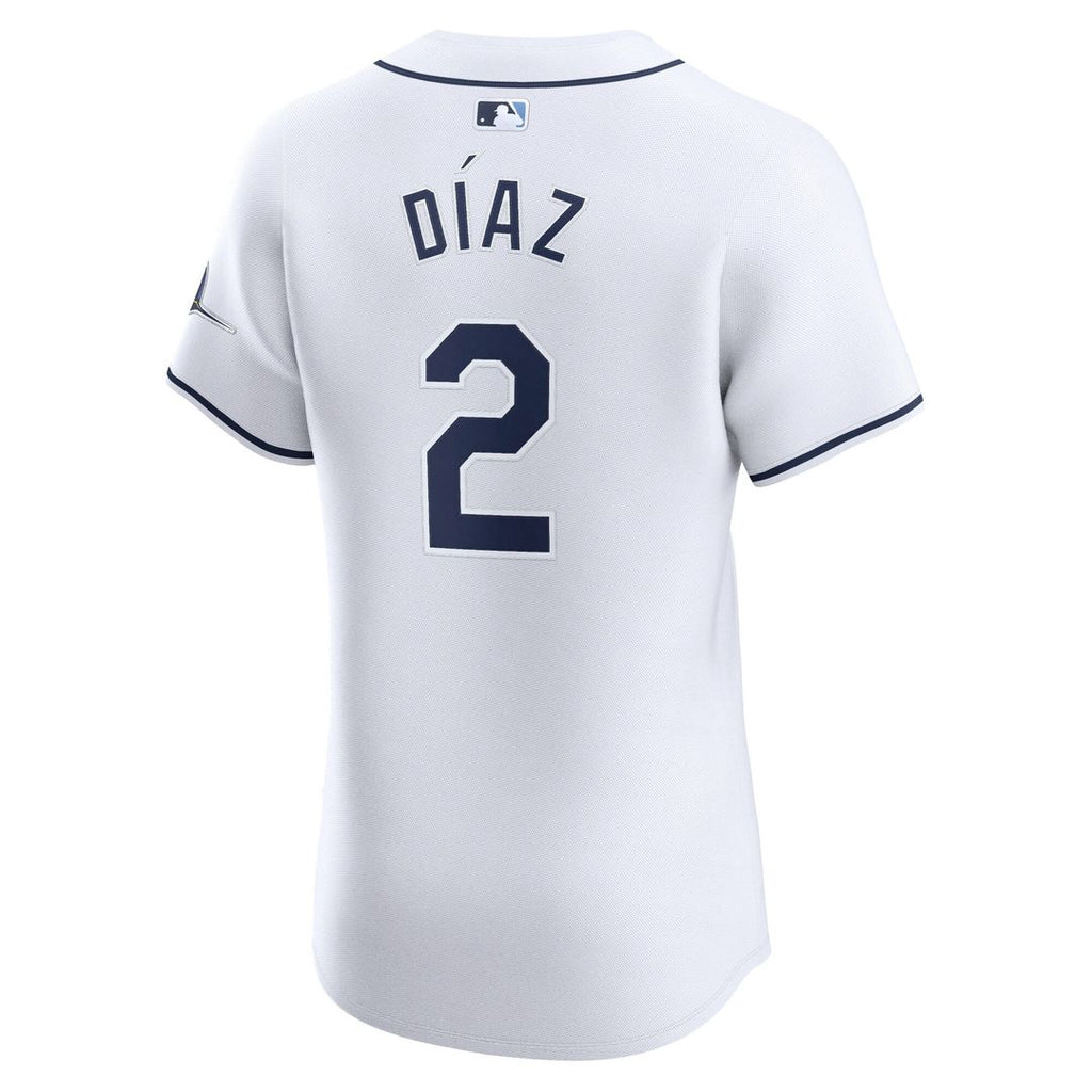 Tampa Bay Rays Yandy Diaz Home Elite Jersey - White