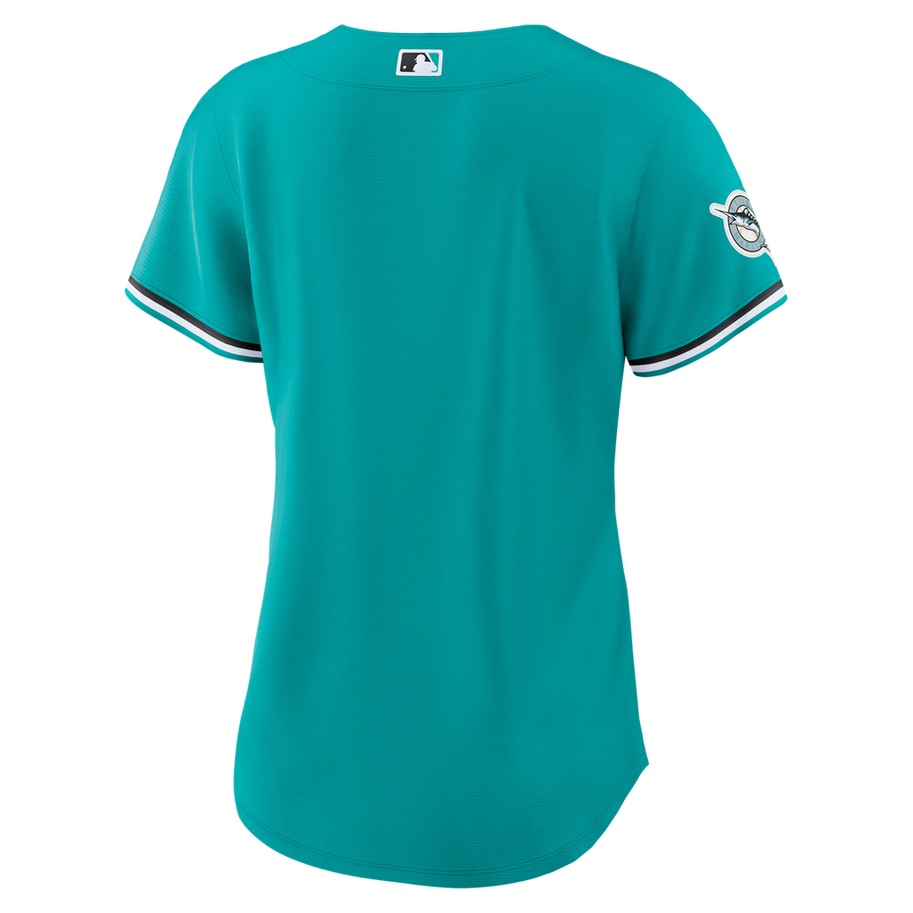 Miami Marlins Women's Alternate Stadium Jersey - Teal