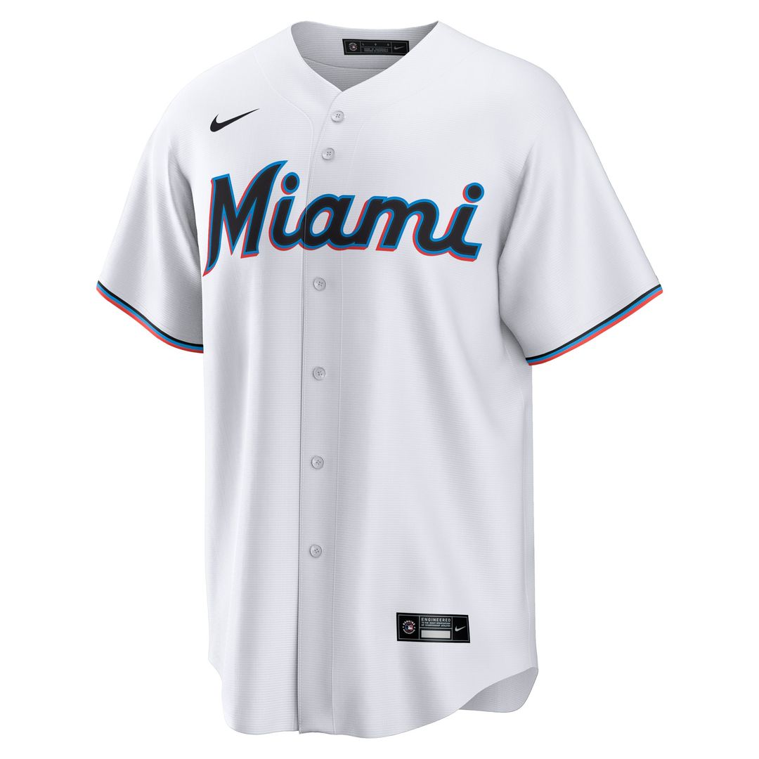 Miami Marlins Agustín Ramírez Home Replica Jersey - White