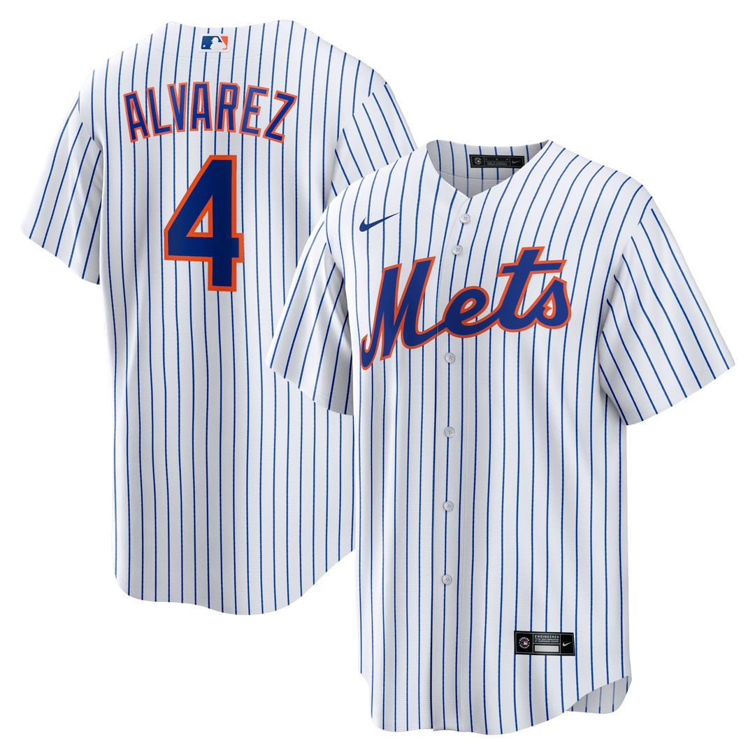 New York Mets Francisco Alvarez Replica Jersey - White