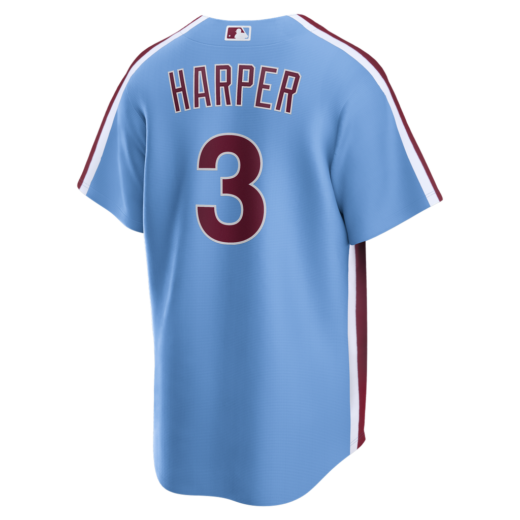 Philadelphia Phillies Bryce Harper Alternate Replica Jersey - Light Blue