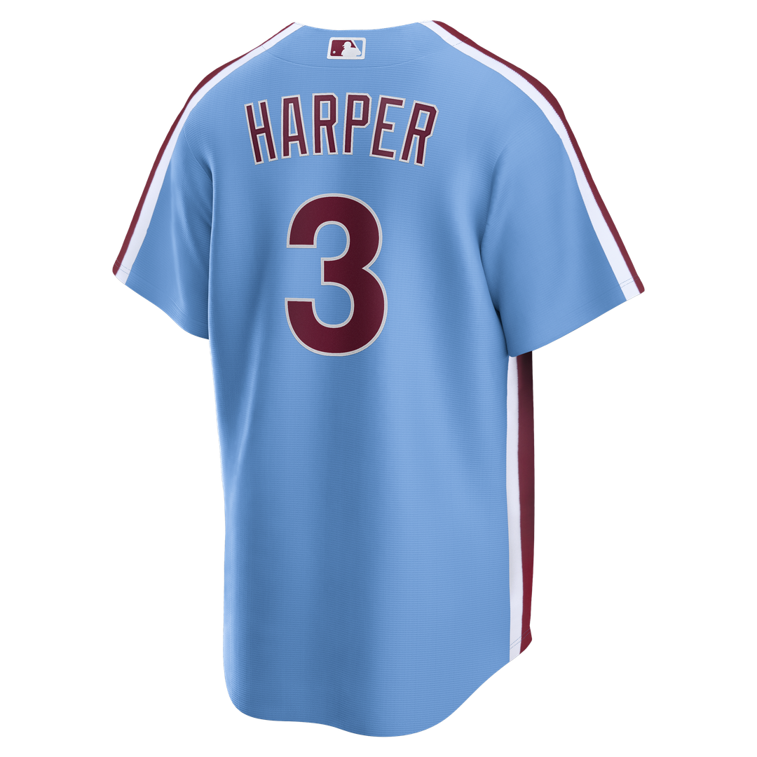 Philadelphia Phillies Bryce Harper Alternate Replica Jersey - Light Blue