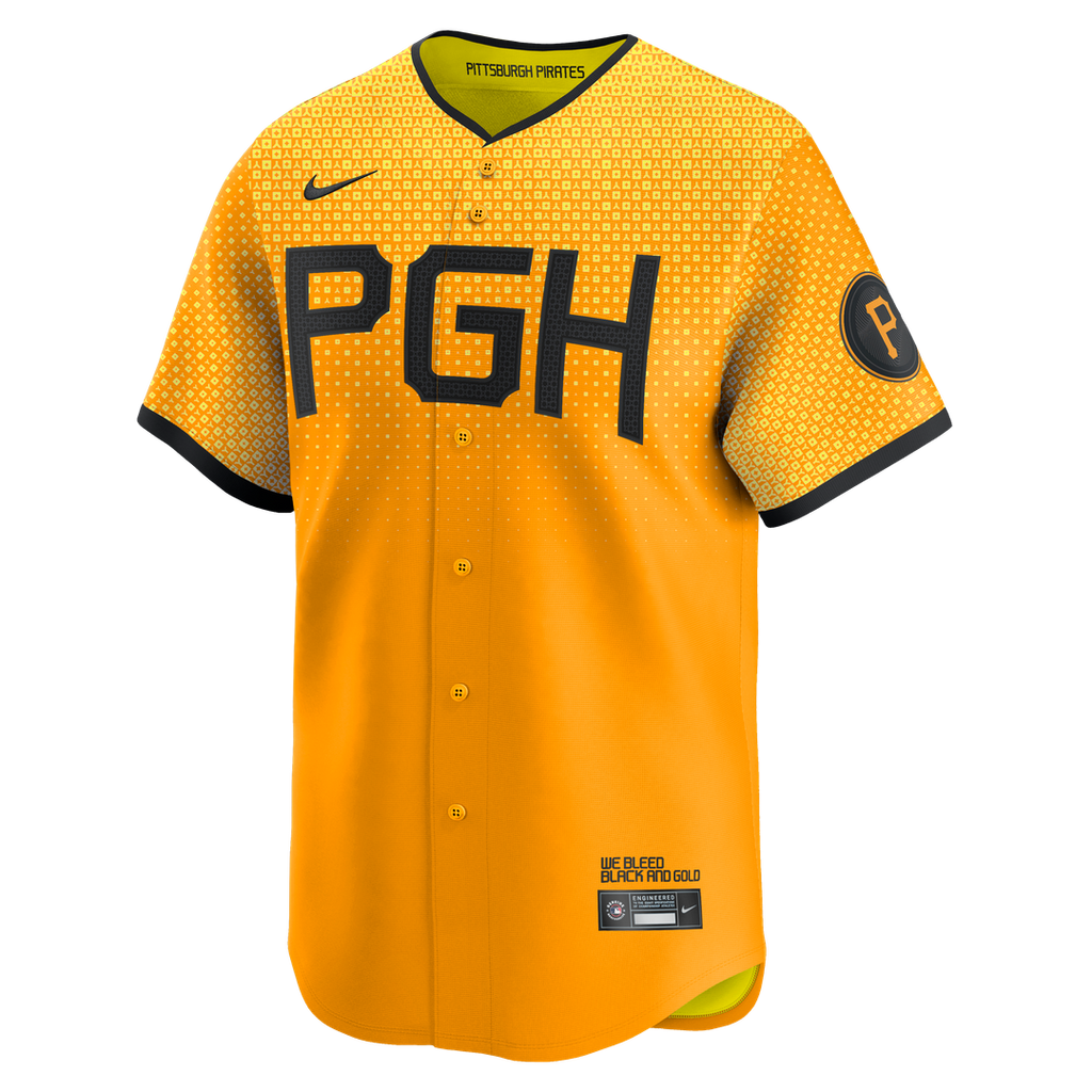 Pittsburgh Pirates Oneil Cruz City Connect Limited Jersey - Gold