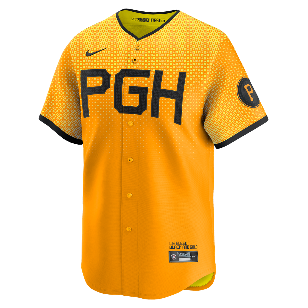 Pittsburgh Pirates Oneil Cruz City Connect Limited Jersey - Gold