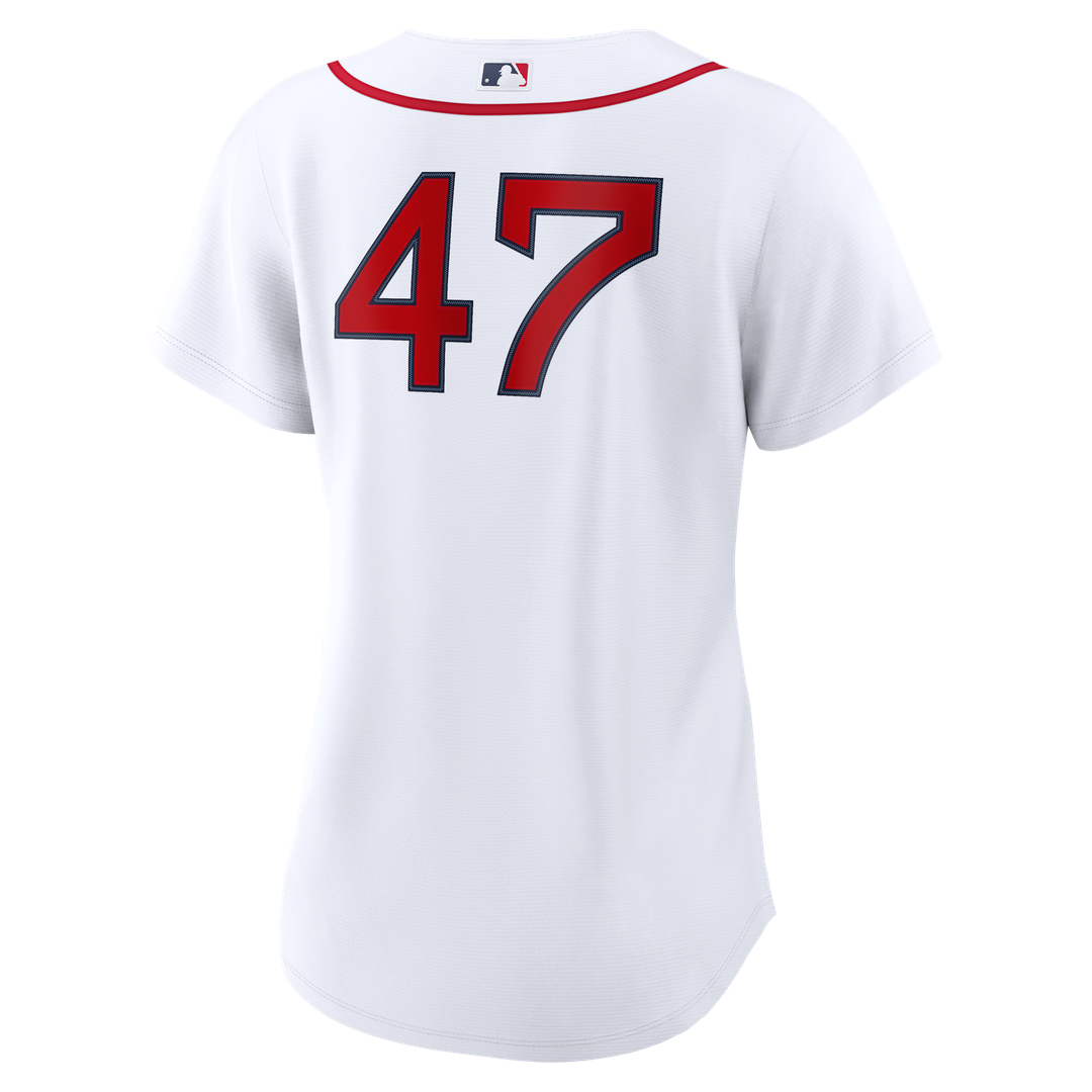 Boston Red Sox Jovani Moran Women's Home Replica Jersey - White