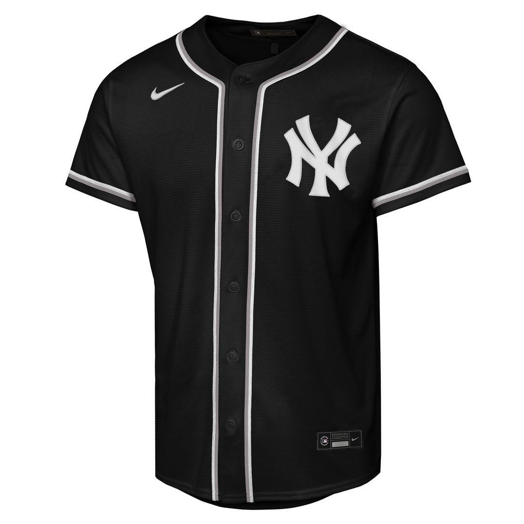 New York Yankees Aaron Judge Youth Fashion Replica Jersey - Black