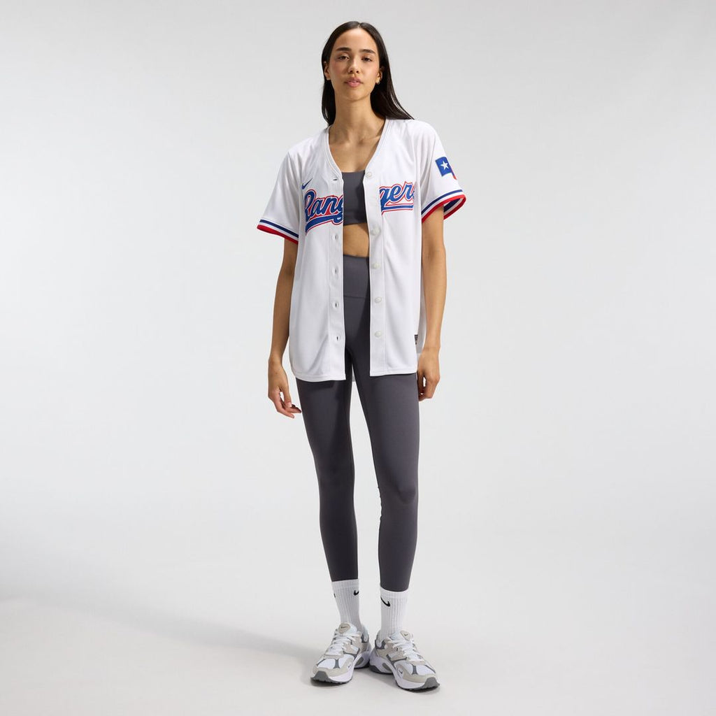 Texas Rangers Women's Home Limited Jersey - White