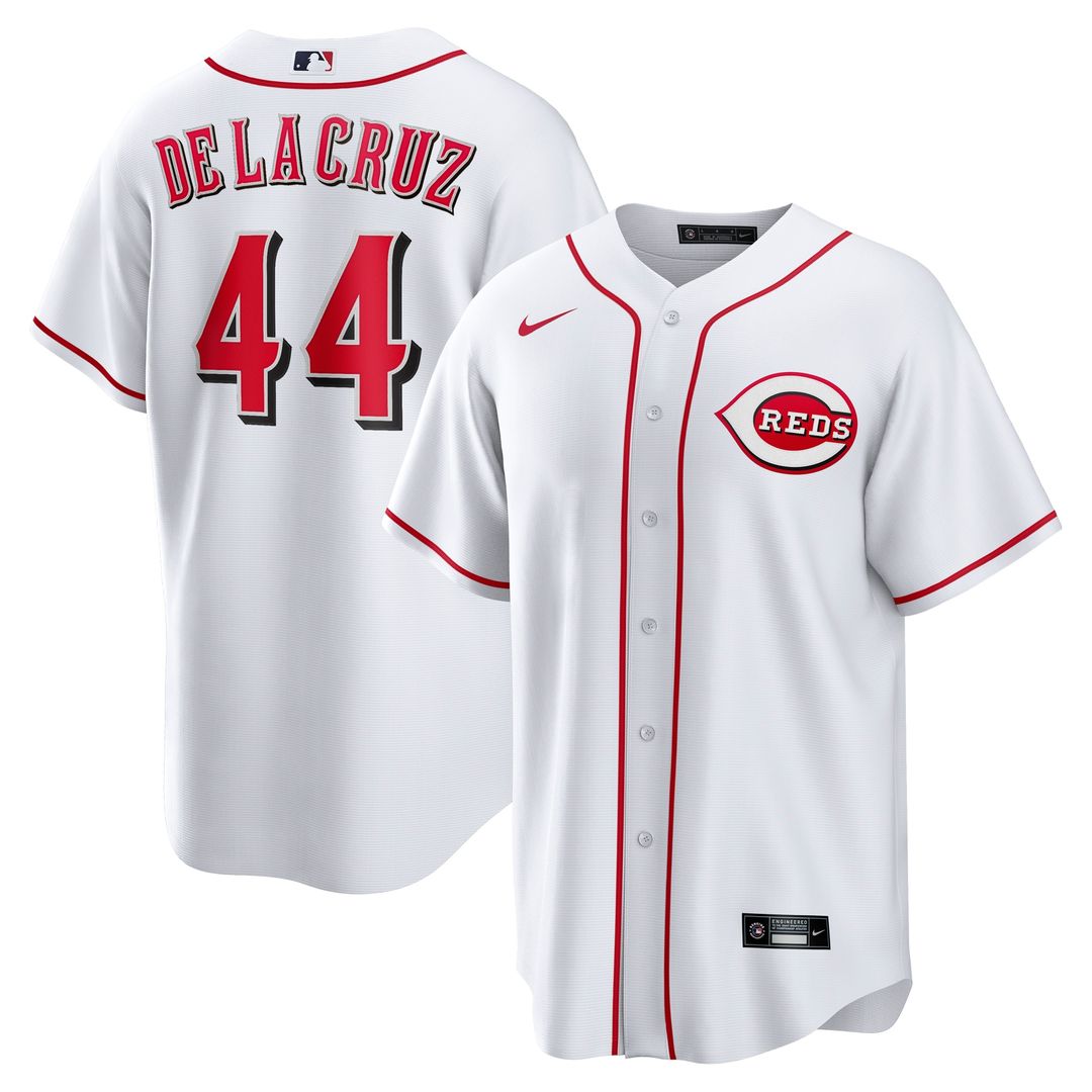 Cincinnati Reds Elly De La Cruz Home Replica Jersey - White