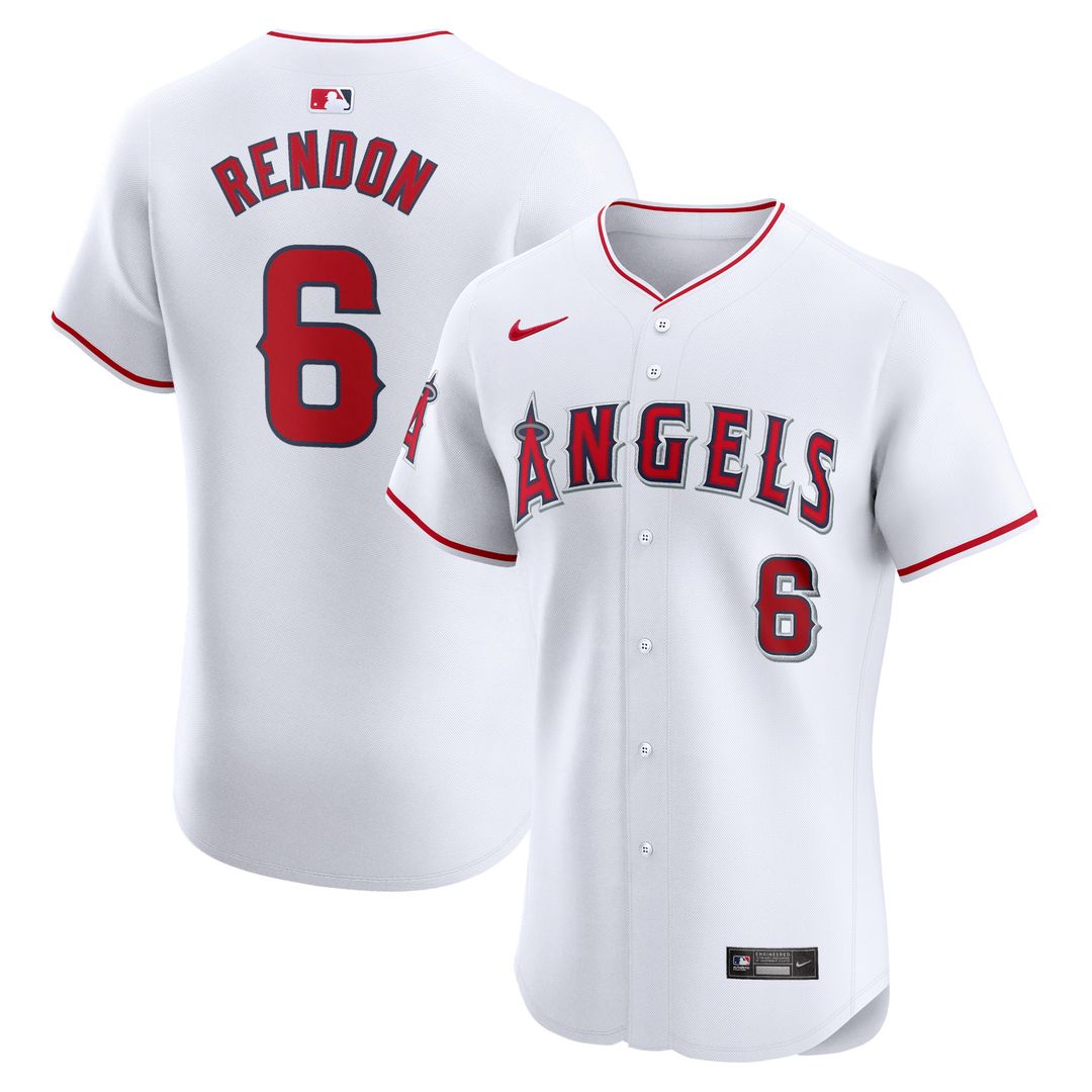 Los Angeles Angels Anthony Rendon Home Elite Jersey - White