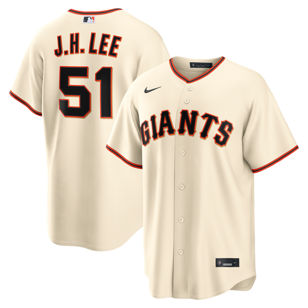 San Francisco Giants Jung Hoo Lee Home Replica Jersey - Cream