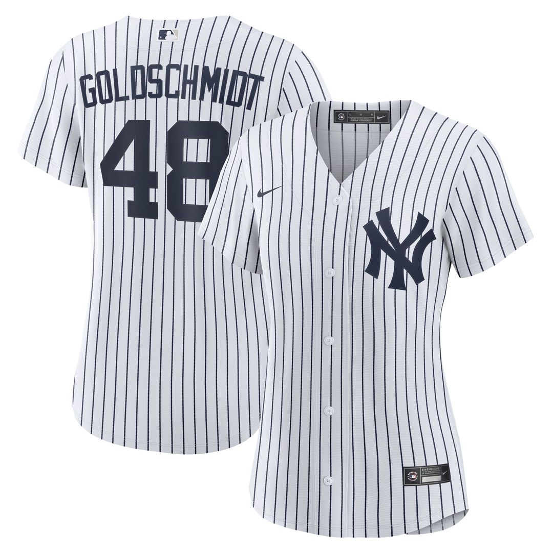 New York Yankees Paul Goldschmidt Women's Home Replica Jersey - White