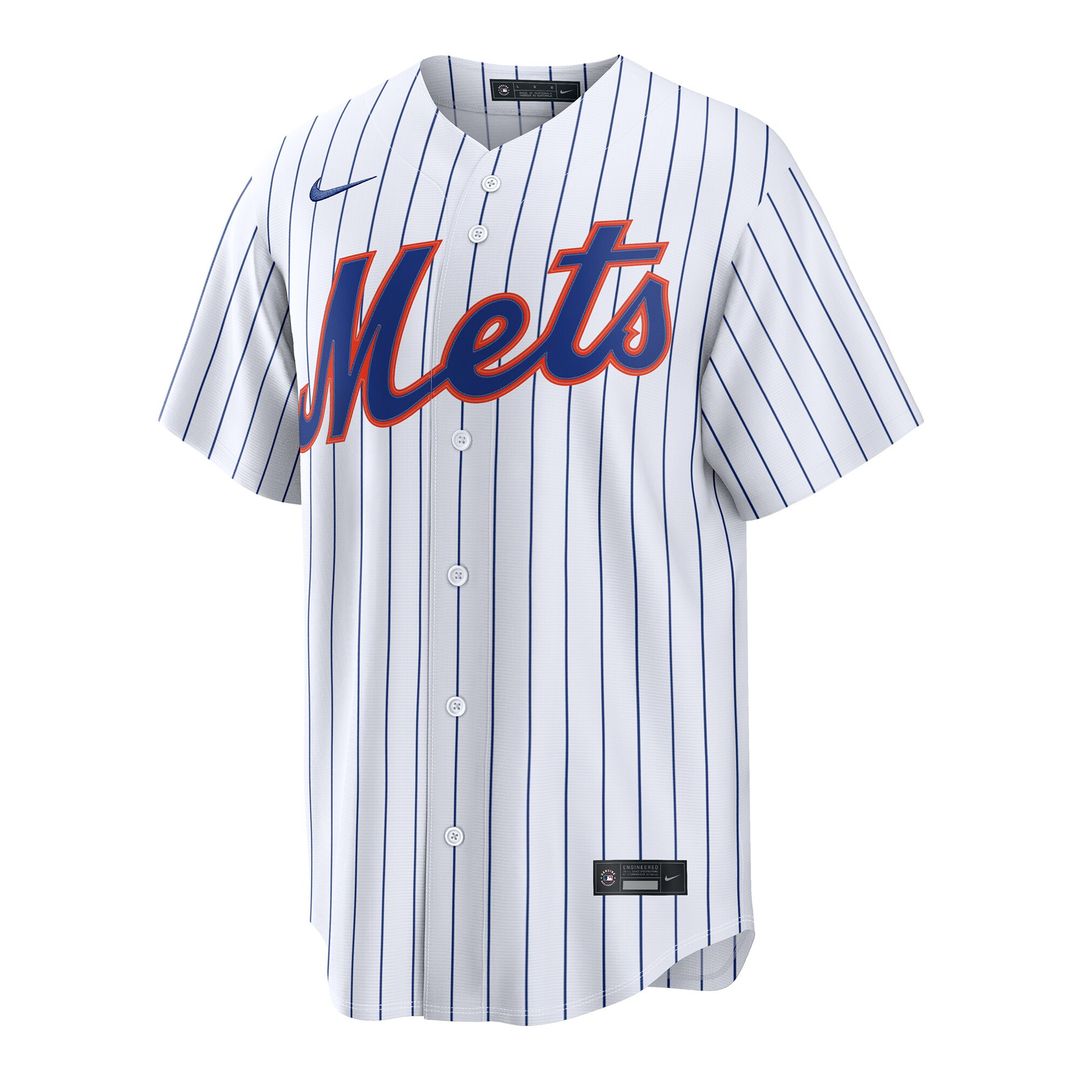 New York Mets David Peterson Home Replica Jersey - White