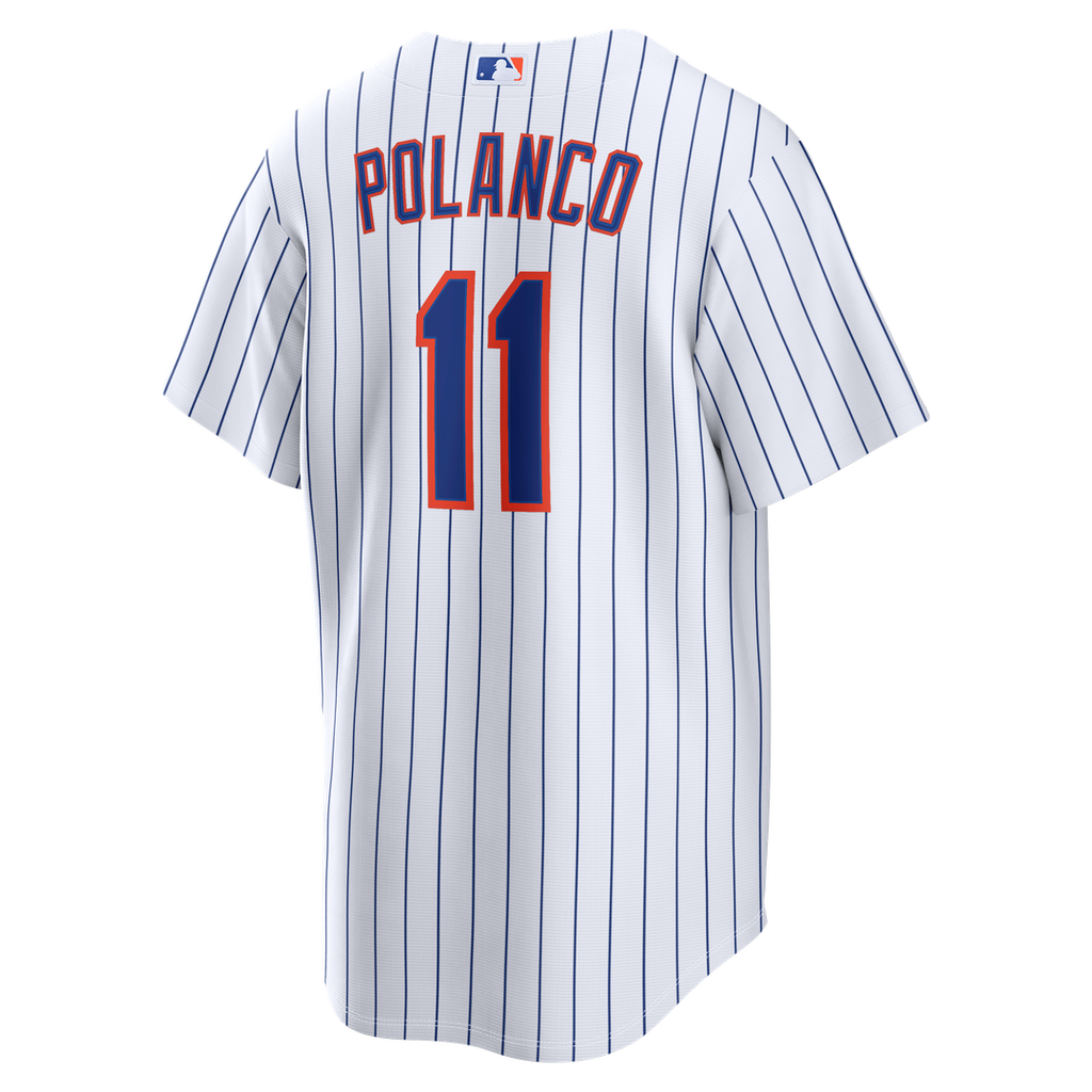 New York Mets Jorge Polanco Home Replica Jersey - White