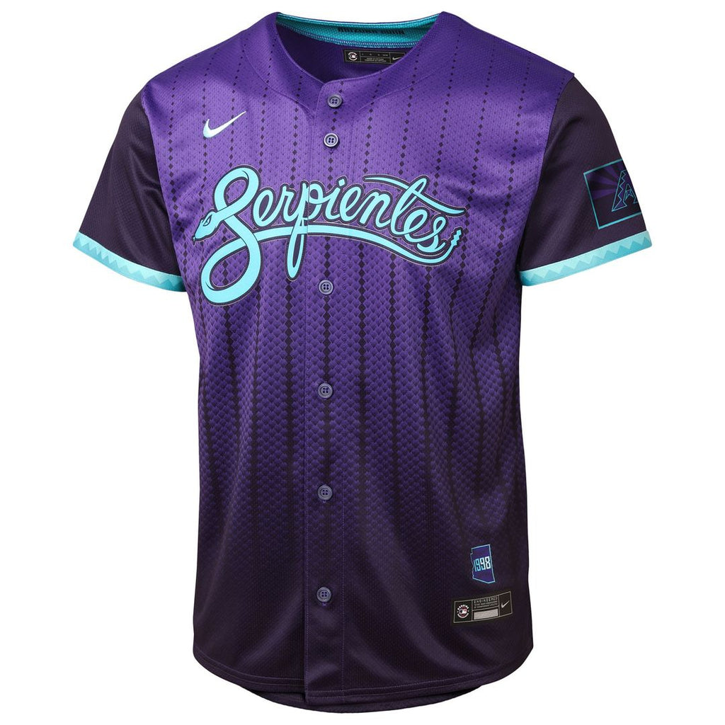 Arizona Diamondbacks Corbin Carroll Youth 2025 City Connect Limited Jersey - Purple
