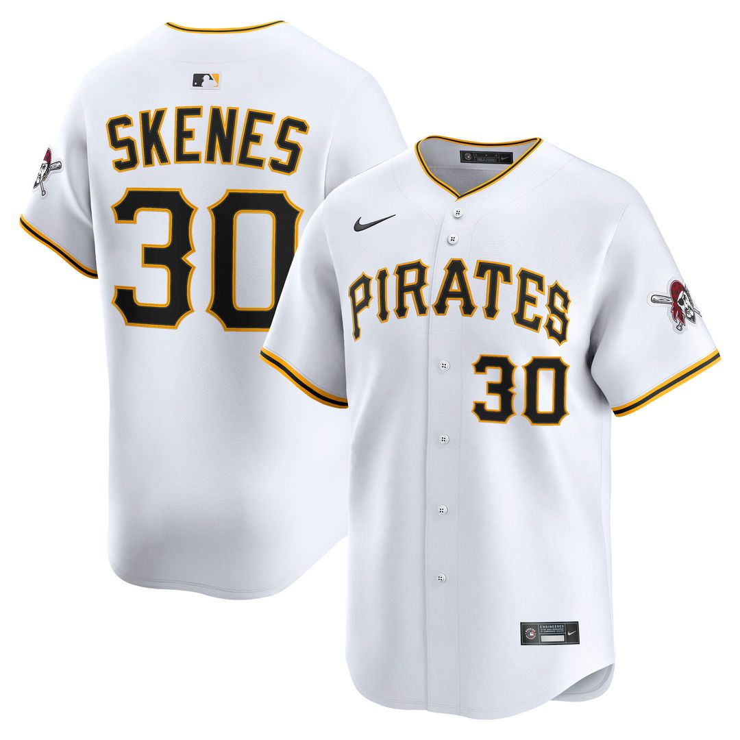 Pittsburgh Pirates Paul Skenes Home Limited Jersey - White