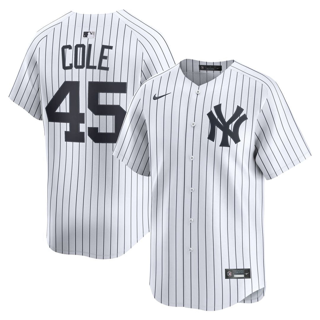 New York Yankees Gerrit Cole Home Limited Jersey - White