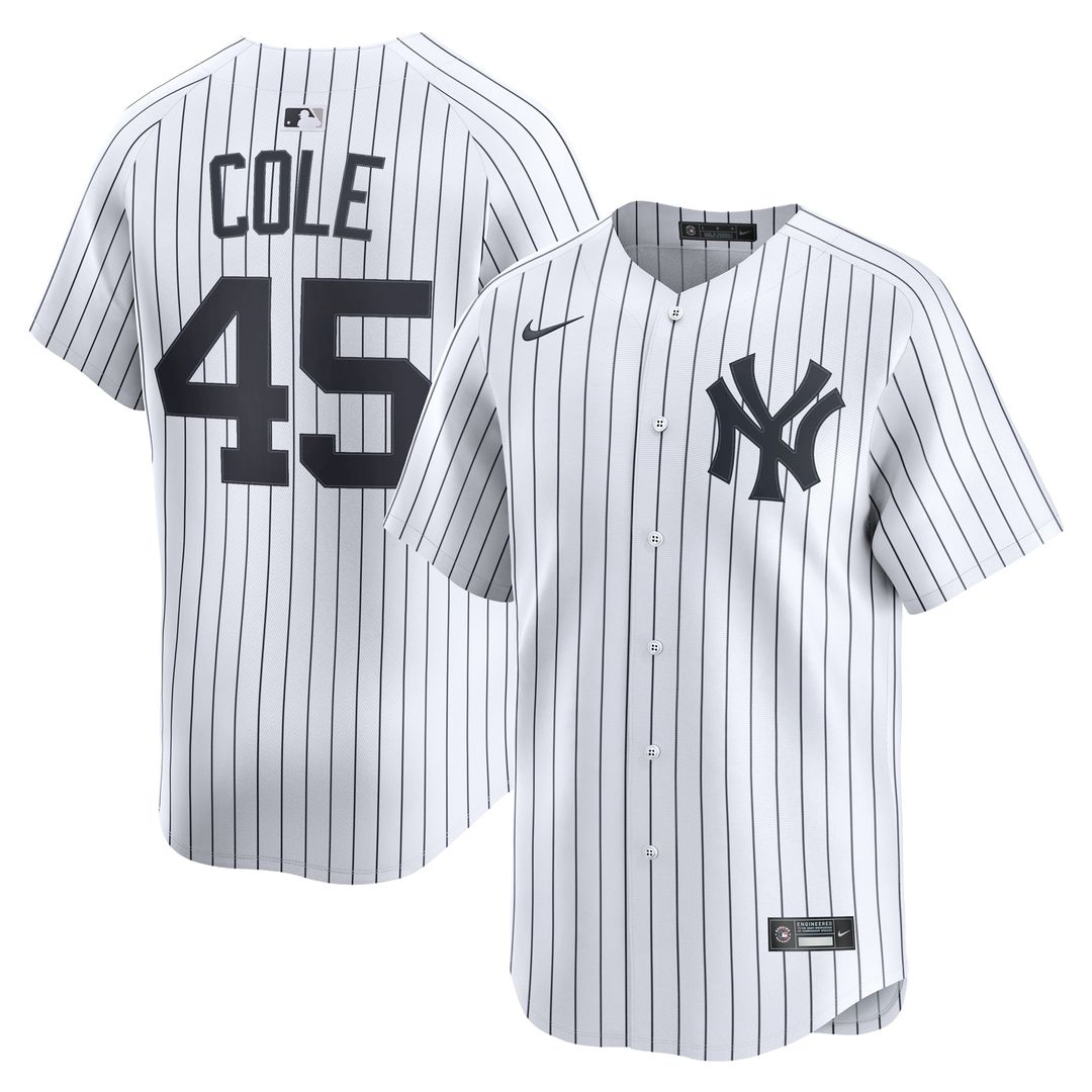 New York Yankees Gerrit Cole Home Limited Jersey - White