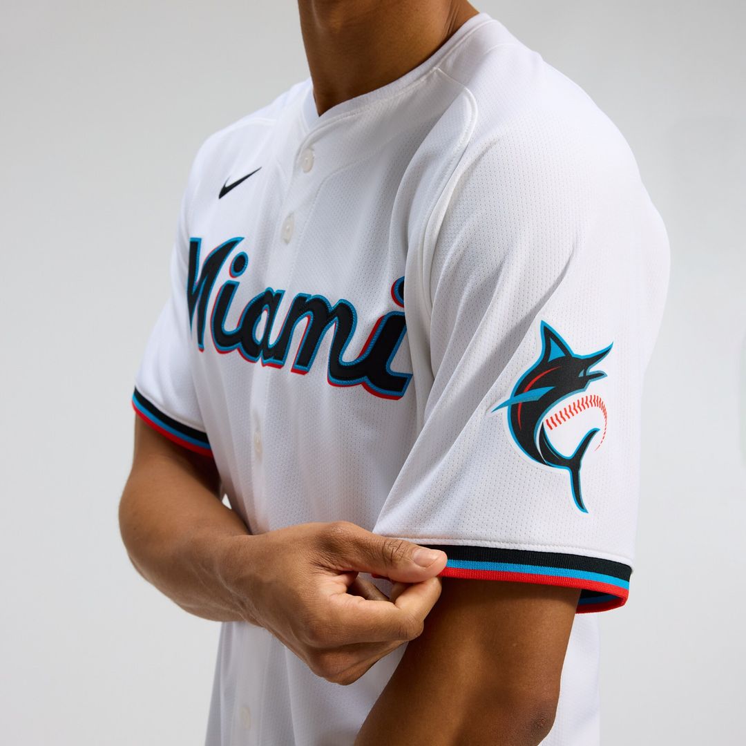 Miami Marlins Home Limited Jersey - White
