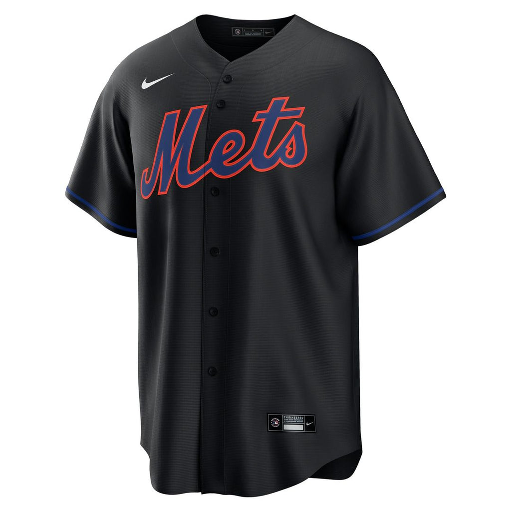 New York Mets Brandon Nimmo Alternate Replica Jersey - Black