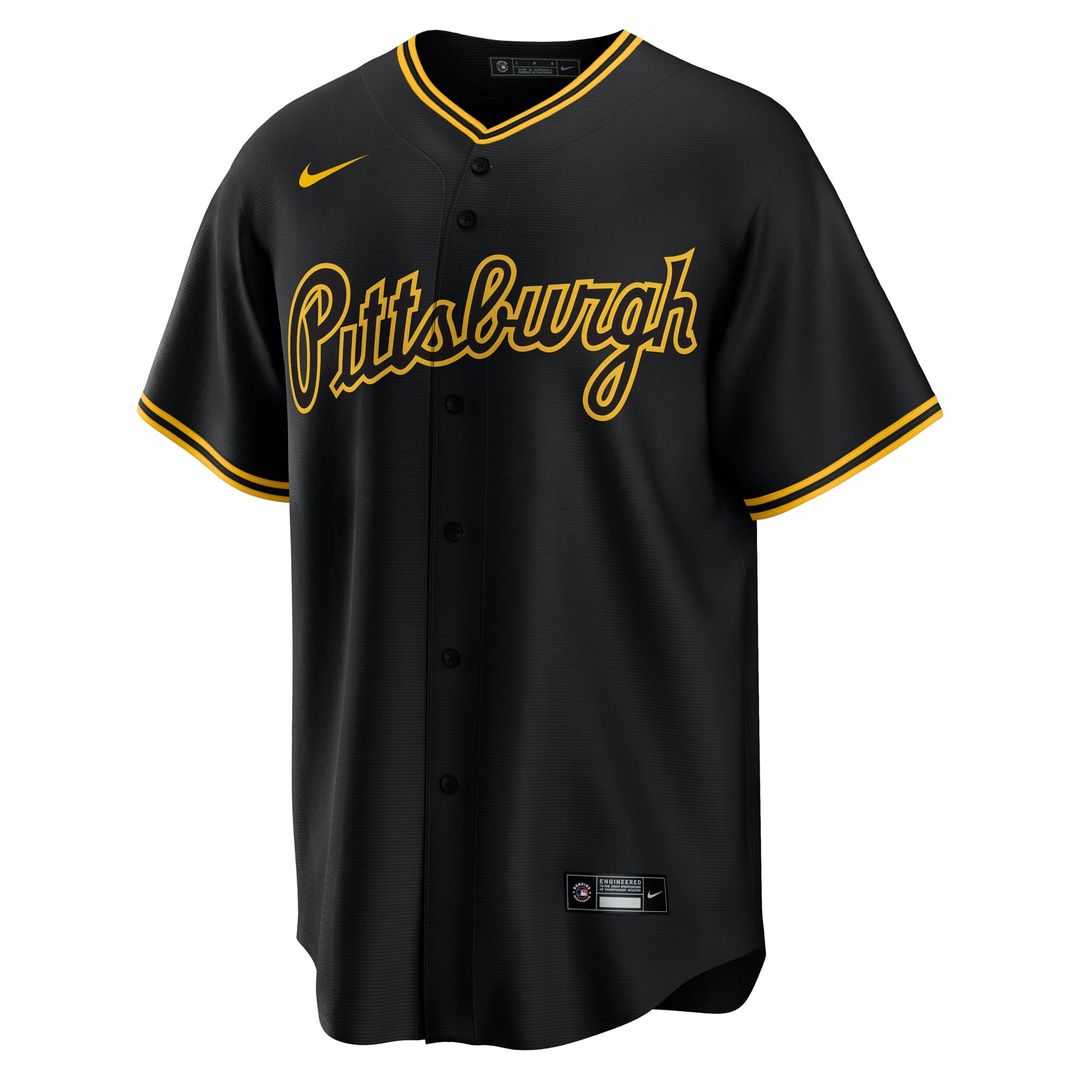 Pittsburgh Pirates Konnor Griffin Alternate Replica Jersey - Black