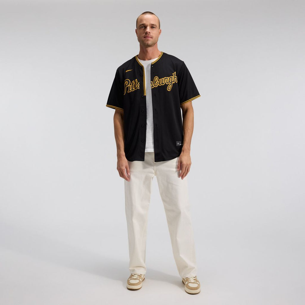 Pittsburgh Pirates Alternate Replica Team Jersey - Black