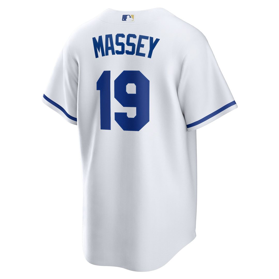 Kansas City Royals Michael Massey Home Replica Jersey - White