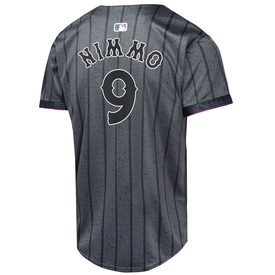 New York Mets Brandon Nimmo Youth 2024 City Connect Limited Jersey - Graphite