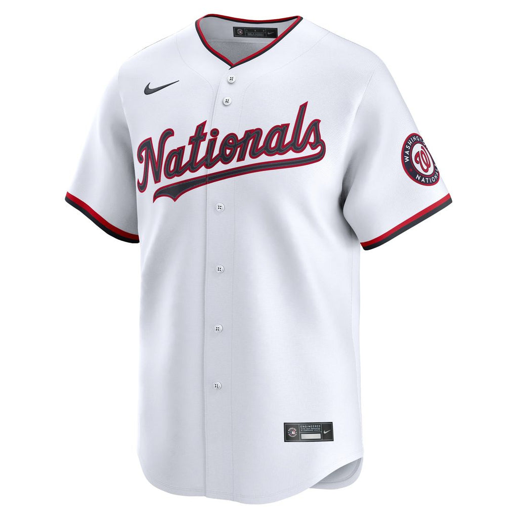 Washington Nationals James Wood Home Limited Jersey - White