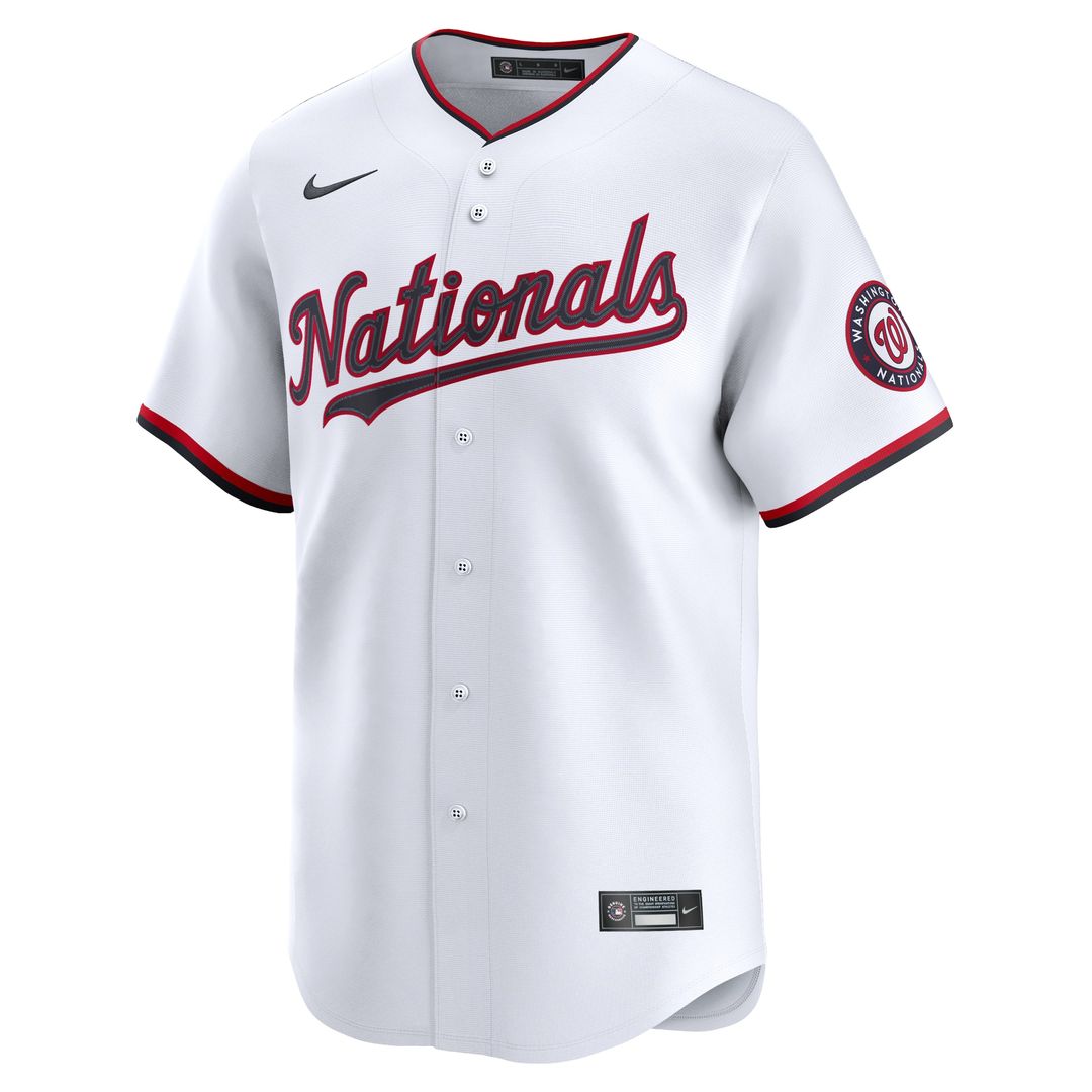 Washington Nationals James Wood Home Limited Jersey - White
