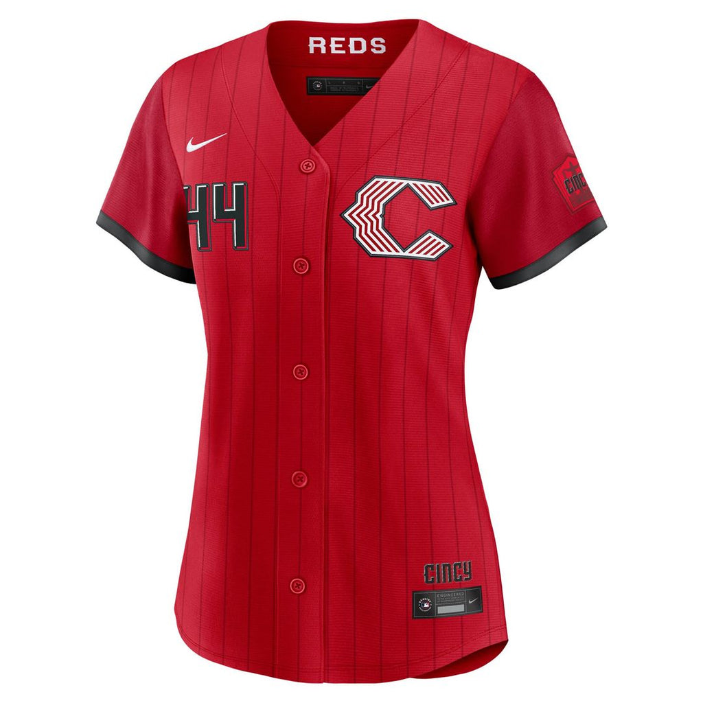 Cincinnati Reds Elly De La Cruz Women's 2026 City Connect Stadium Jersey - Red