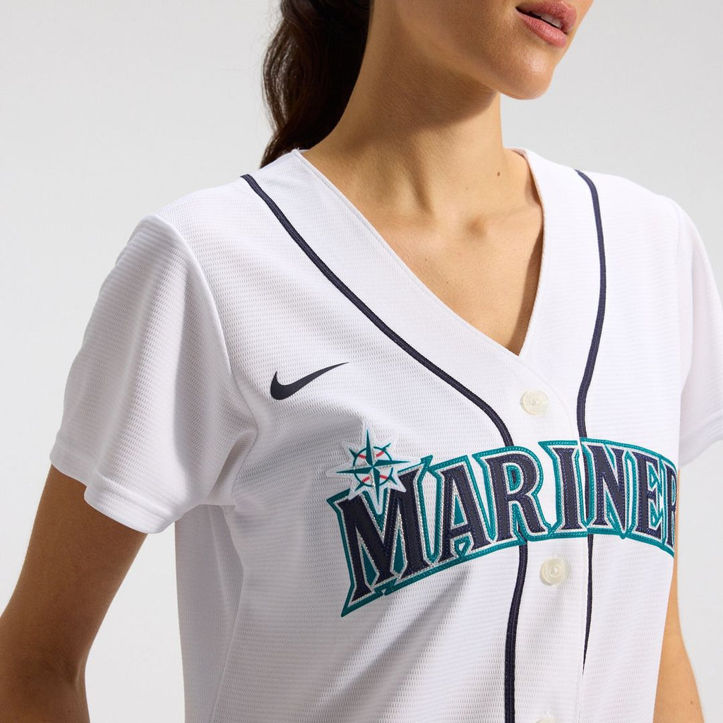 Seattle Mariners Cal Raleigh Women's Home Replica Jersey - White