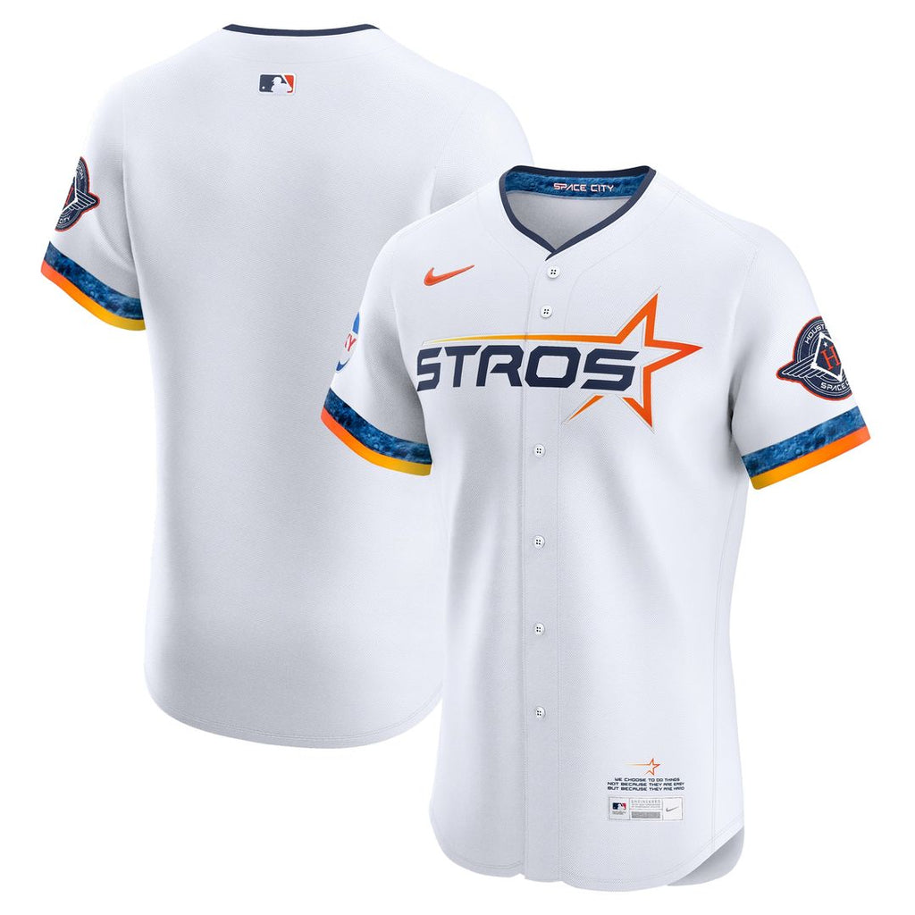 Houston Astros 2025 City Connect Elite Jersey - White